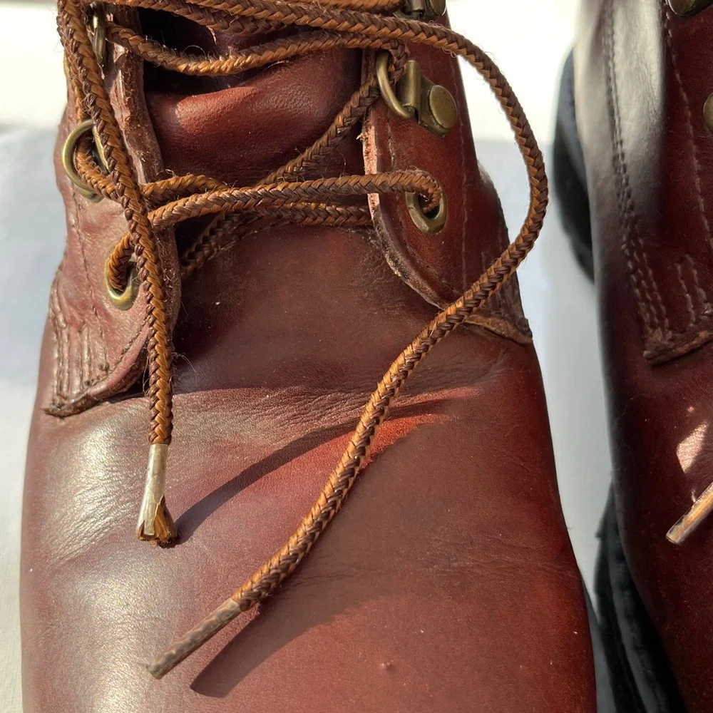 Cabela's Men's Rich Brown Leather Boots - Picture 10 of 12